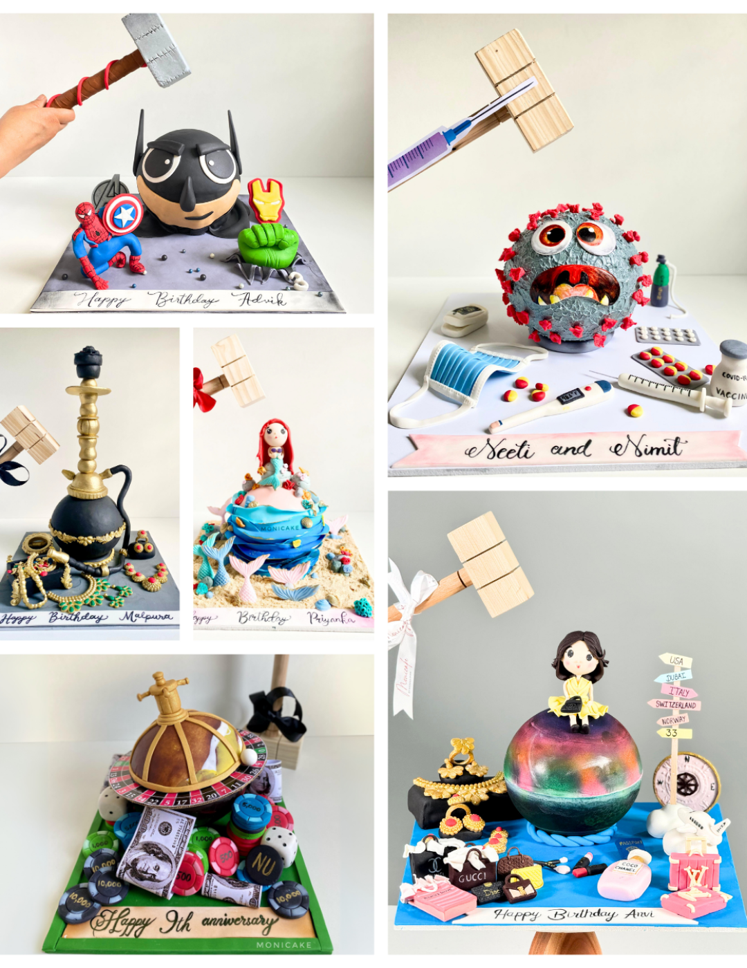 Pinata Smash Cakes